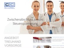 Tablet Screenshot of cecconsult.ch